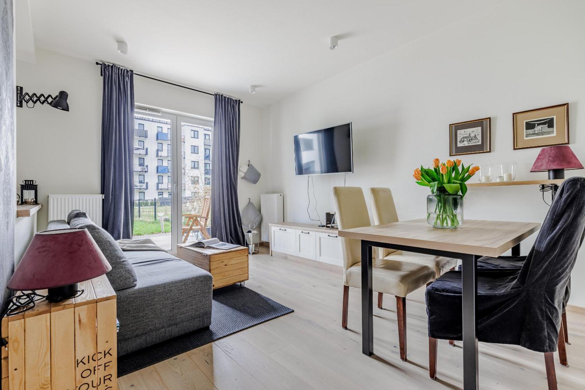 Relax&Comfort New Waw 50 Sqm With Terrace, Garden, Free Parking And Ac Warszawa Exteriör bild
